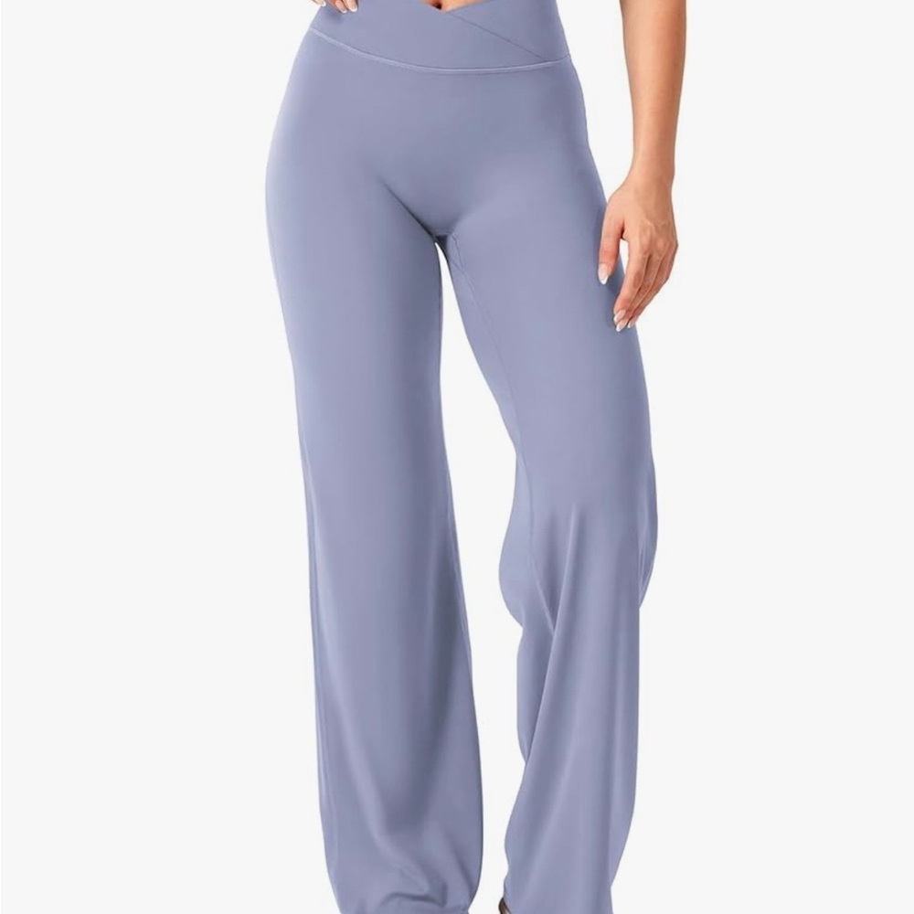 Chic Women's Wide Leg Pants in Light Purple